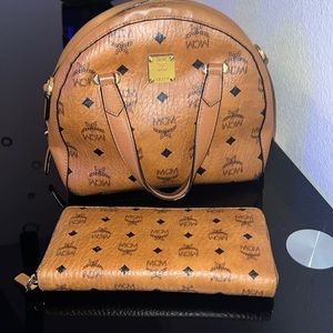 MCM purse and wallet